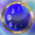 Moon Phases Circle